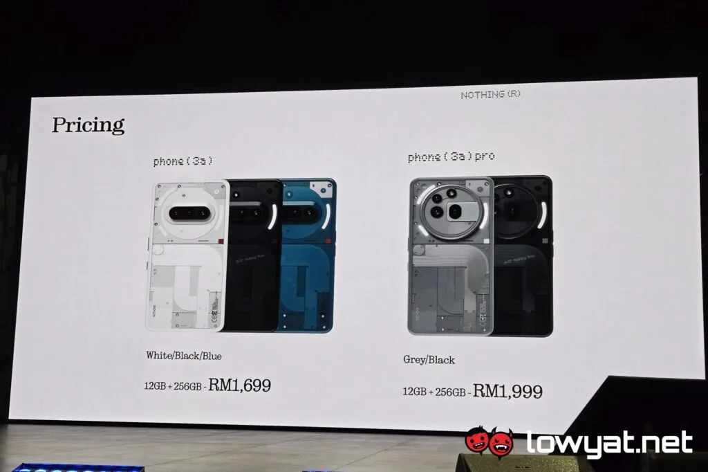 Nothing Phone (3a) series price