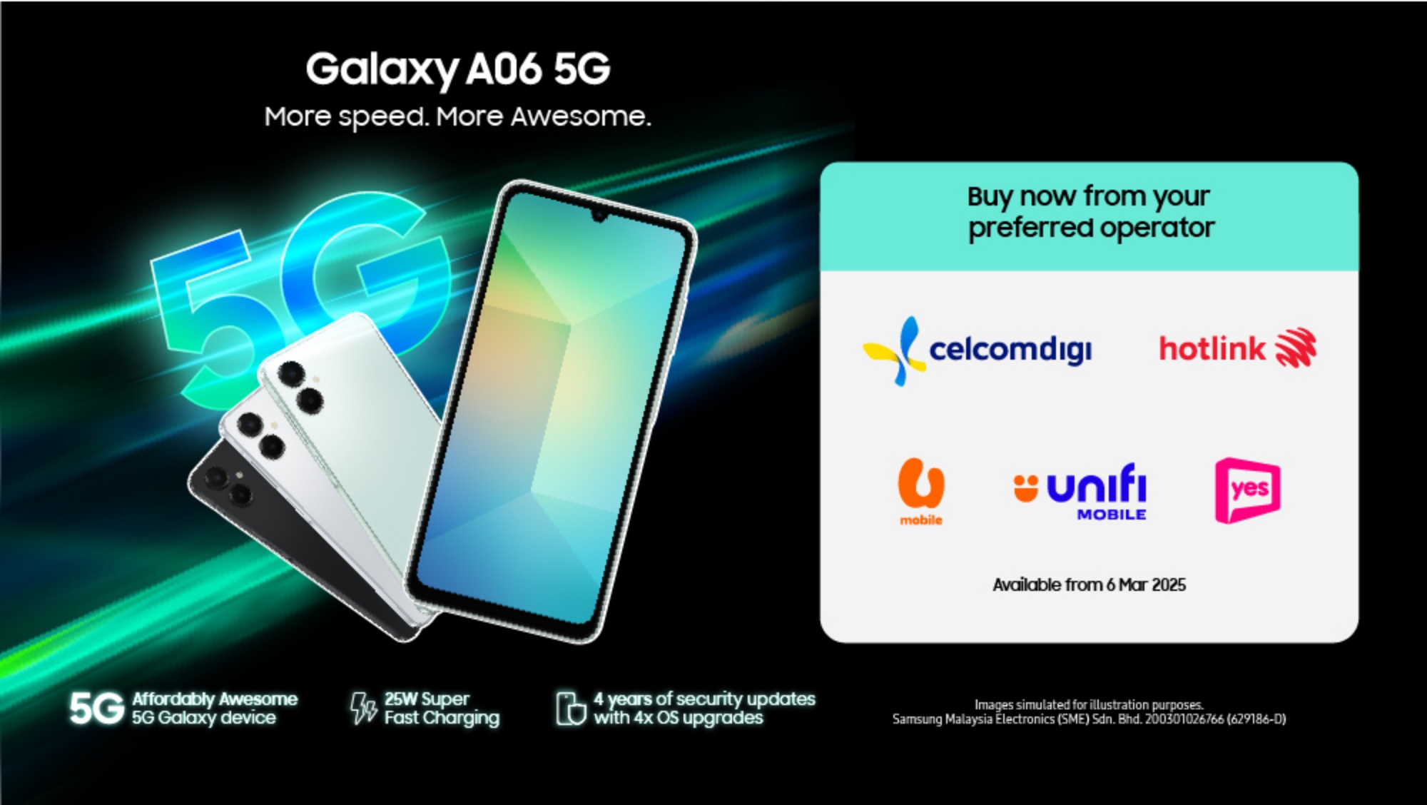 Samsung Galaxy A06 5G launch malaysia