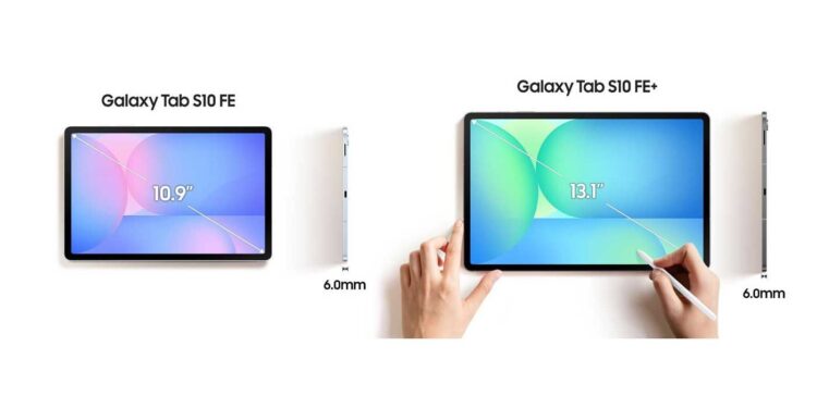 Samsung Galaxy Tab S10 FE + FE Plus marketing leak
