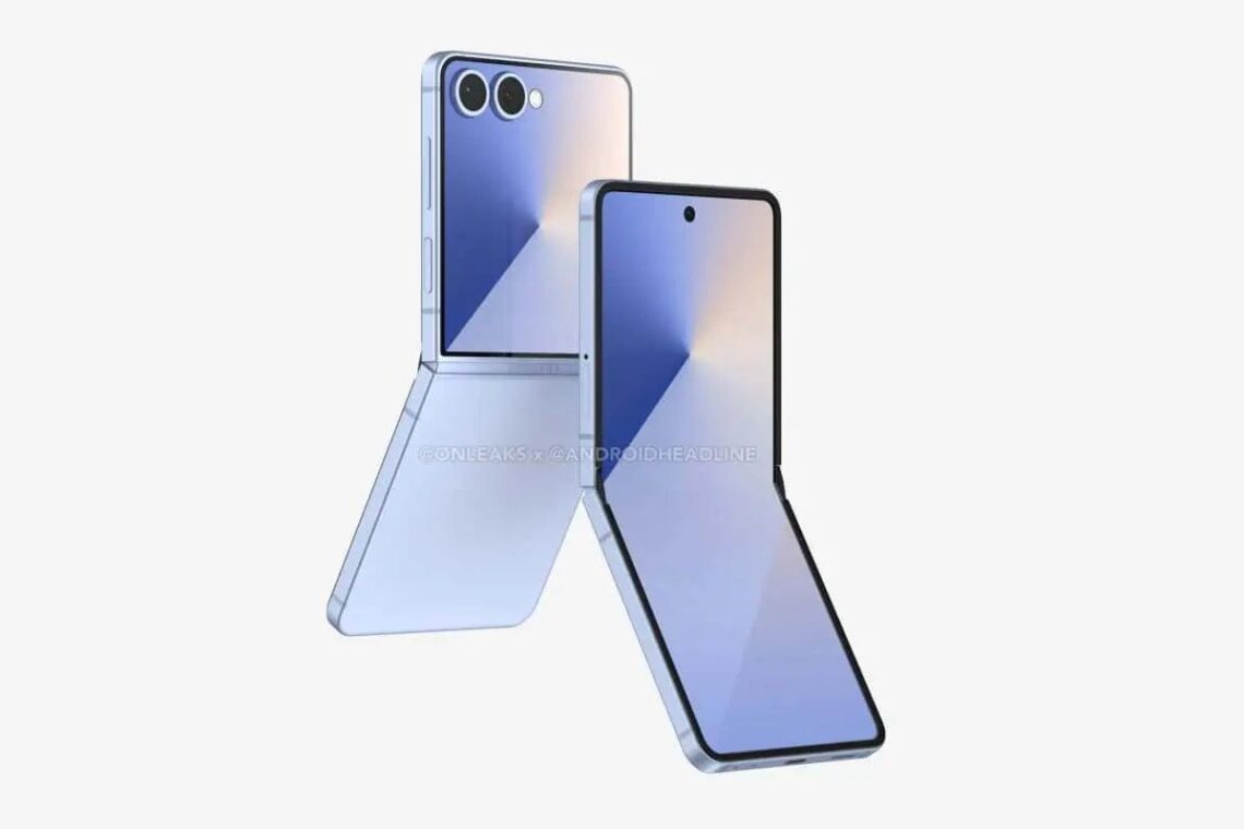 Samsung Galaxy Z Flip7 render