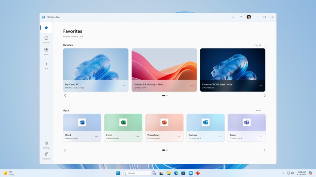 Microsoft Windows app screenshot