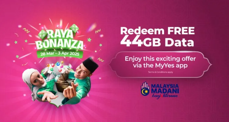 Yes 5G 44GB raya promo