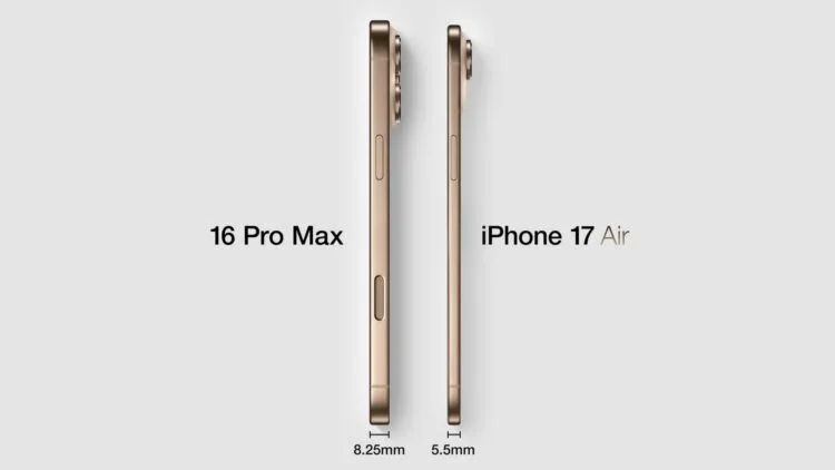 iPhone 17 Air leak