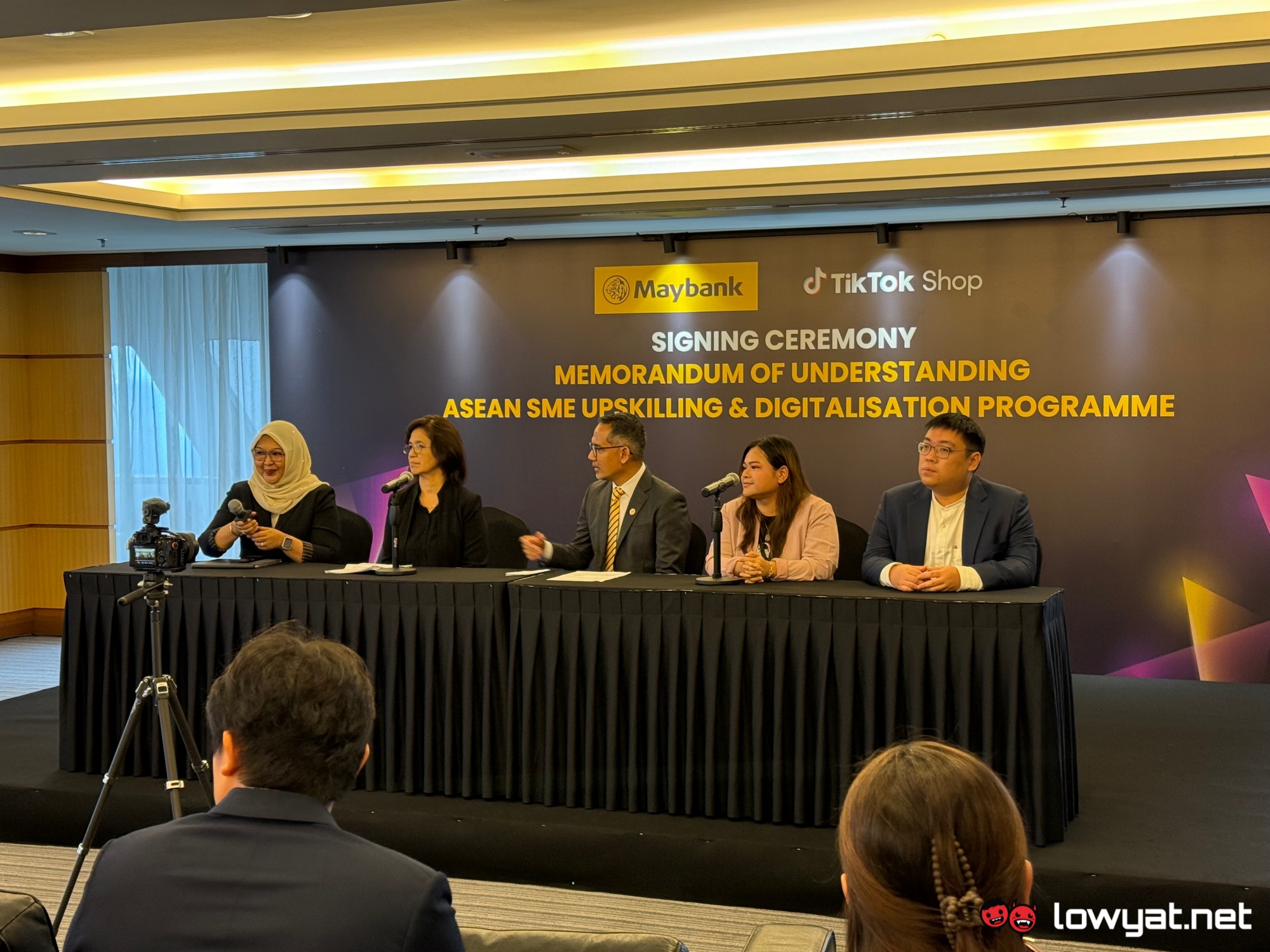 maybank tiktok shop mou SME upskilling