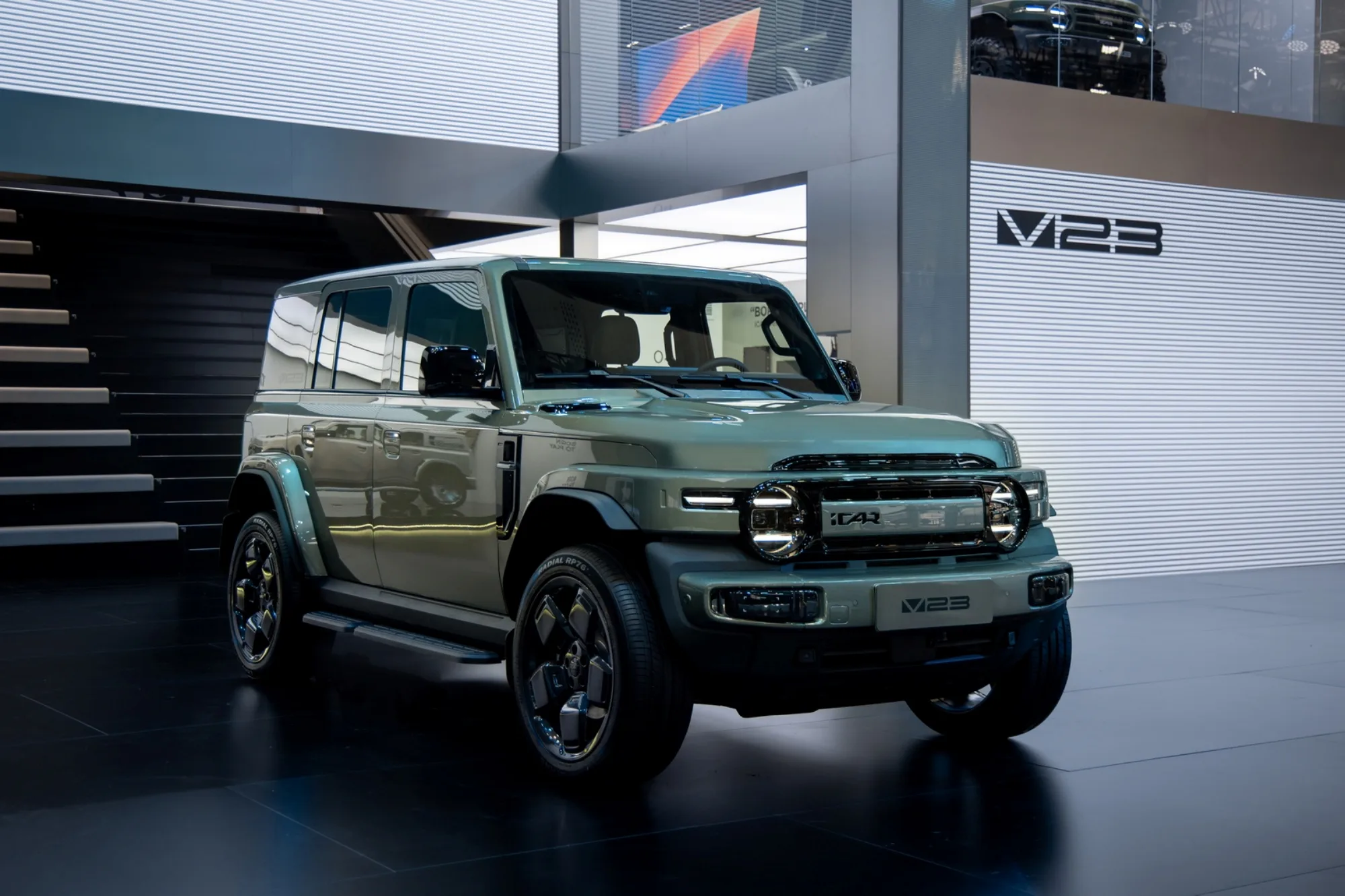 iCaur V23 that debuted in the Shanghai Auto show
