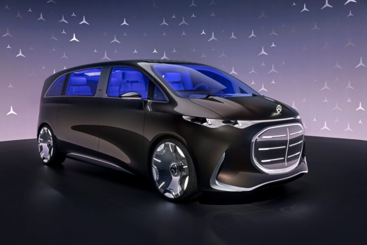 Mercedes Benz unveils the Vision V MPV