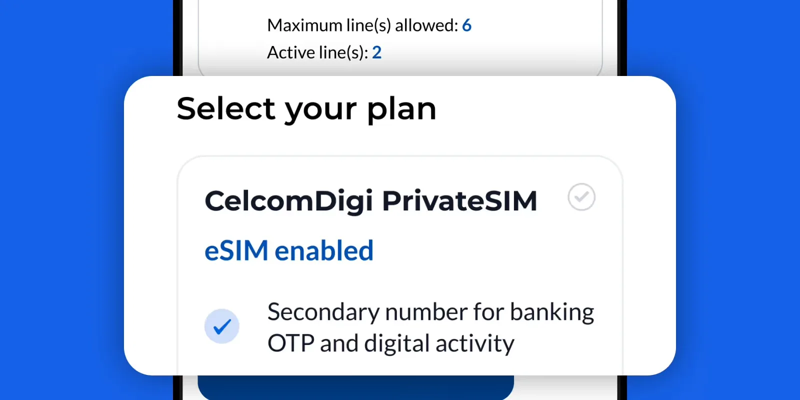 CelcomDigi PrivateSIM