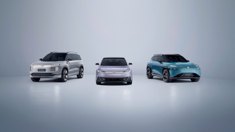 Three concept NEV Volkswagen models unveiled