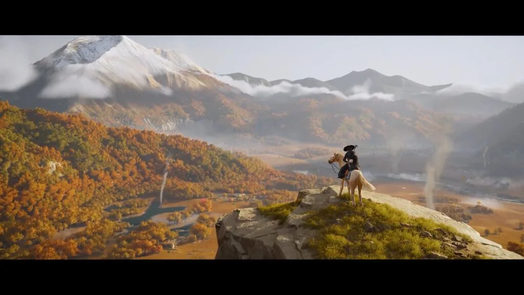 Ghost of Yotei trailer screen