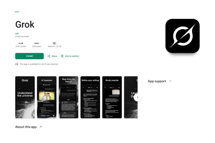 Grok Android