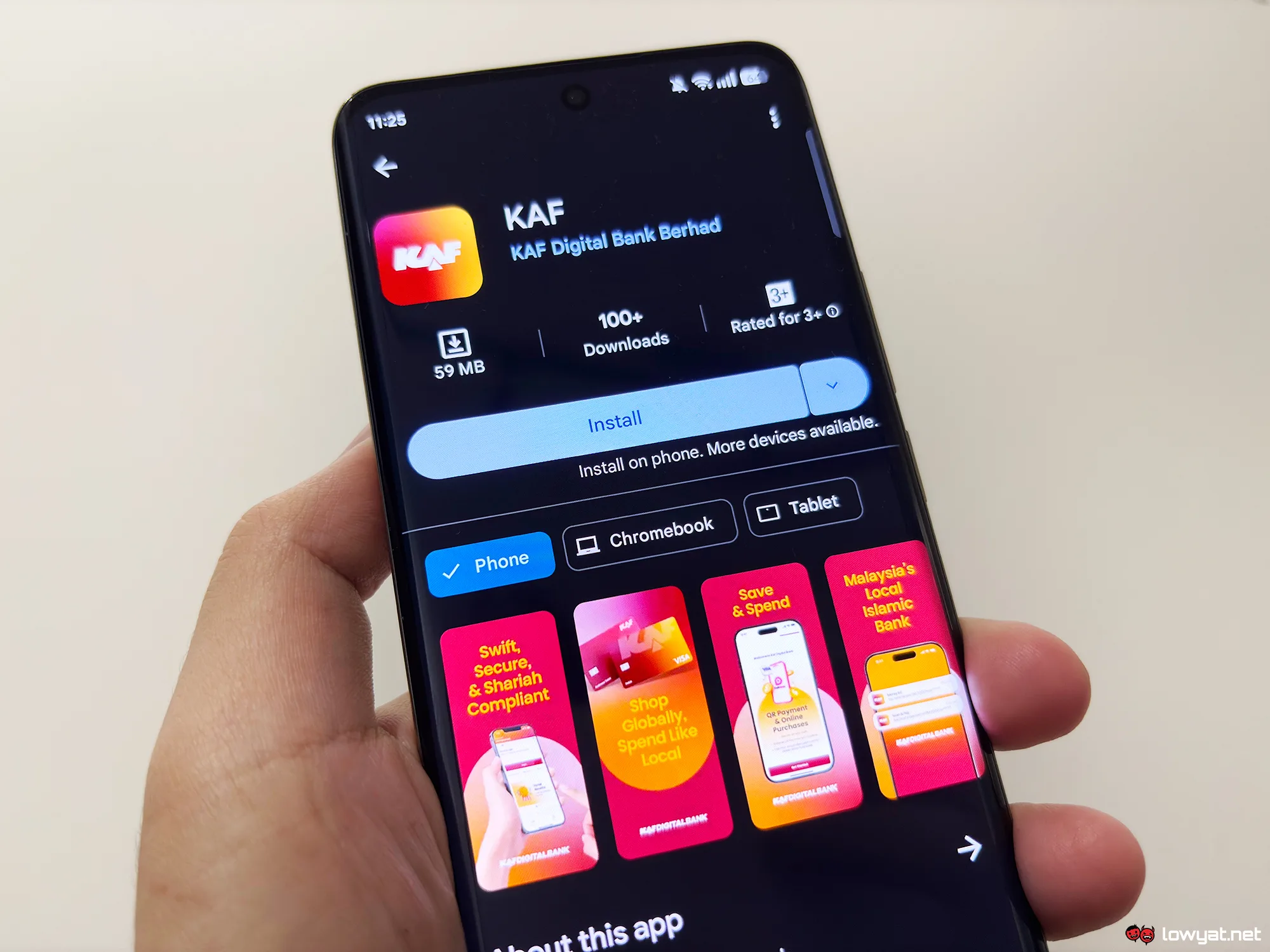 KAF Digital Bank app