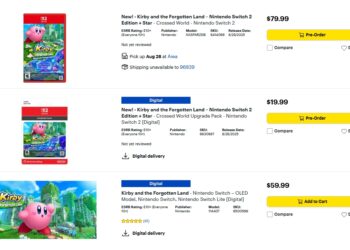 Kirby and the Forgotten land editions