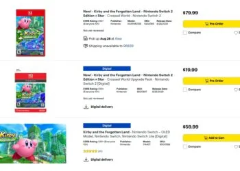 Kirby and the Forgotten land editions
