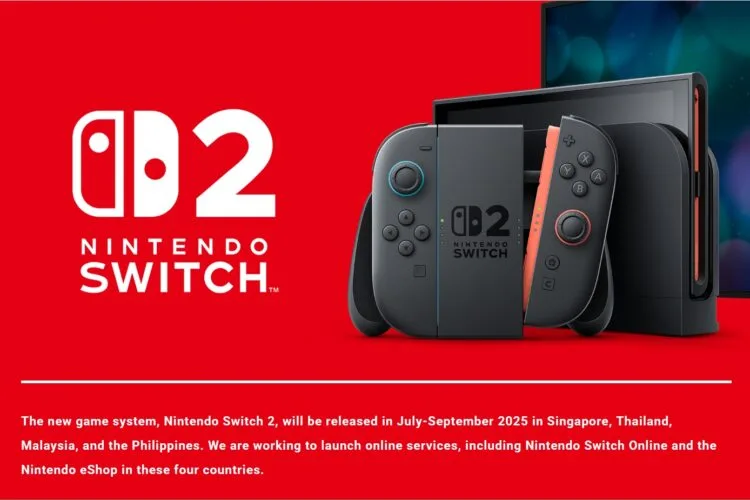 Nintendo Switch 2 Southeast Asia