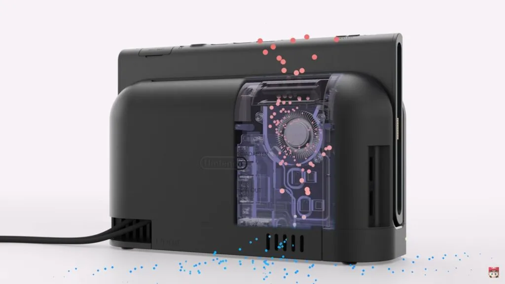 Nintendo Switch 2 dock fan