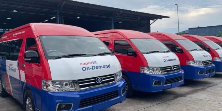 Prasarana on demand vans