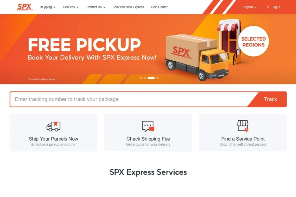 SPX Express site