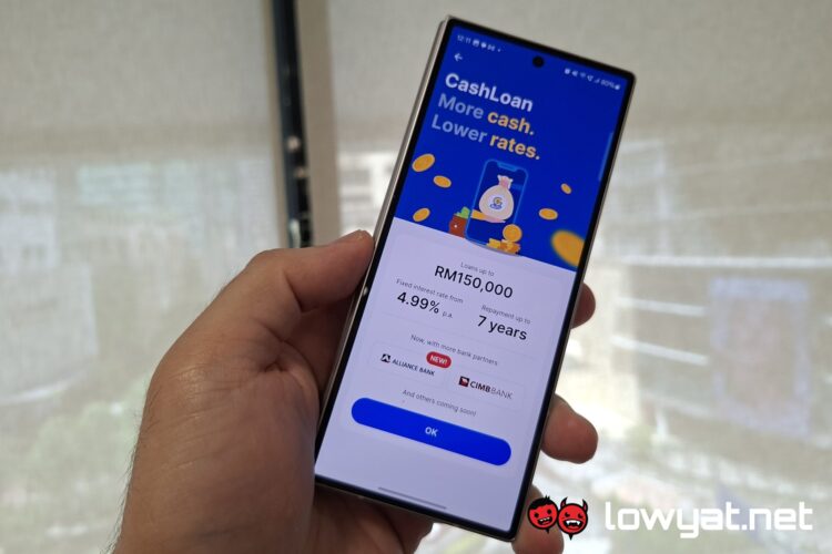 TNG eWallete Alliance Bank CashFirst loan