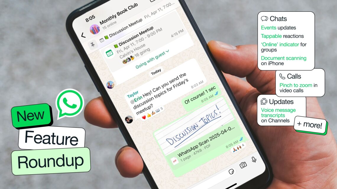 WhatsApp feature roundup