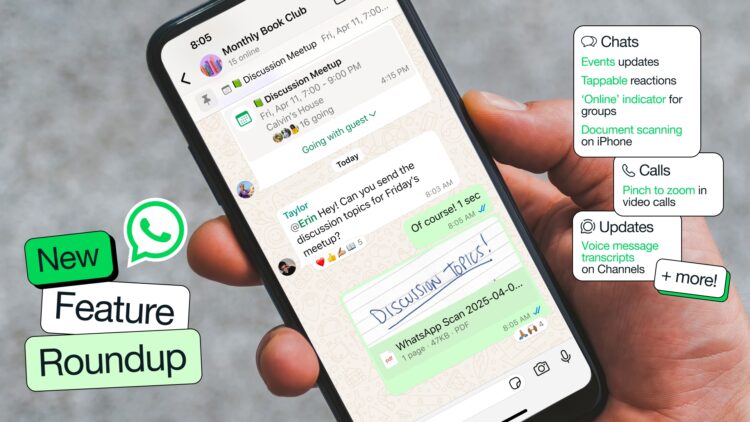 WhatsApp feature roundup