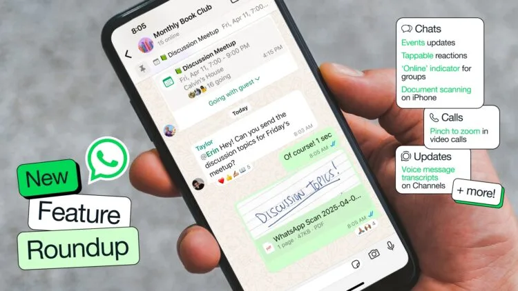 WhatsApp feature roundup