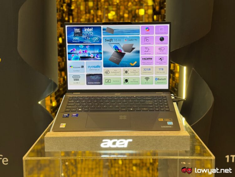 acer swift 16 ai launch msia