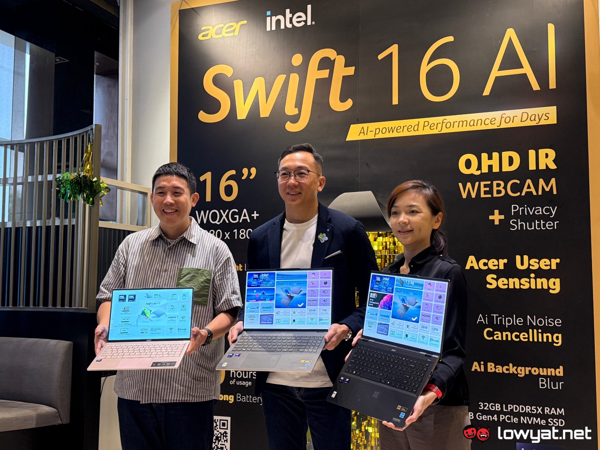 acer swift 16 ai launch msia