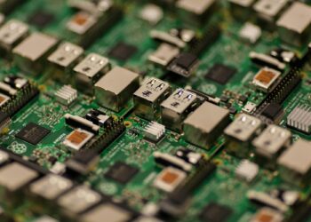 circuit board stock image