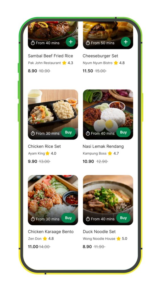 grab new food delivery features goodfood for one