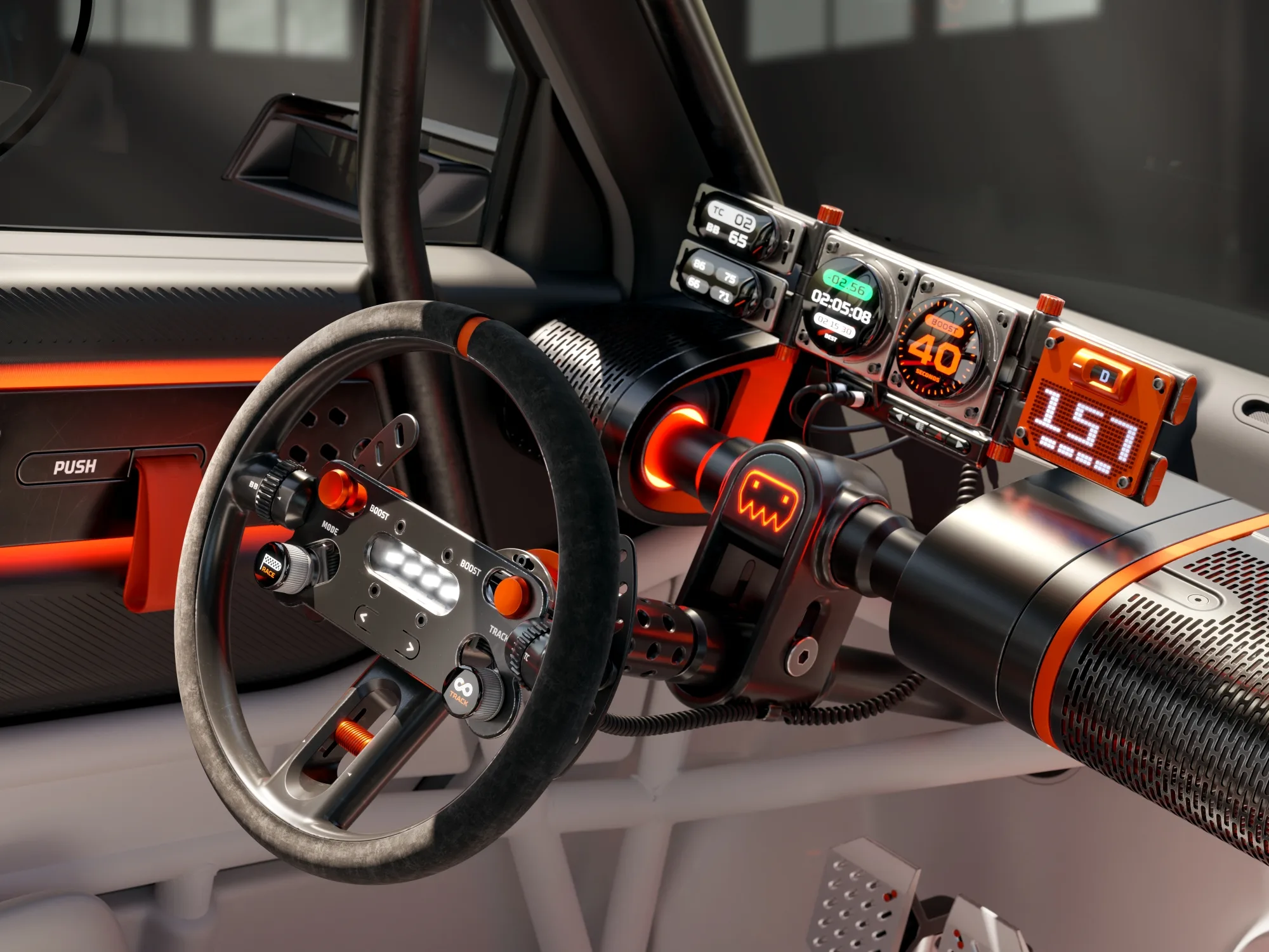 Interior of the Insteroid