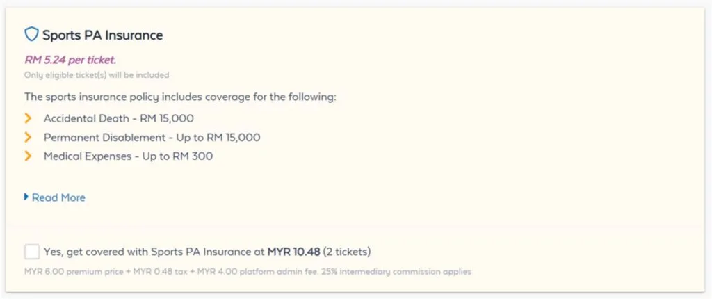 tune protect ticket2u ticket insurance