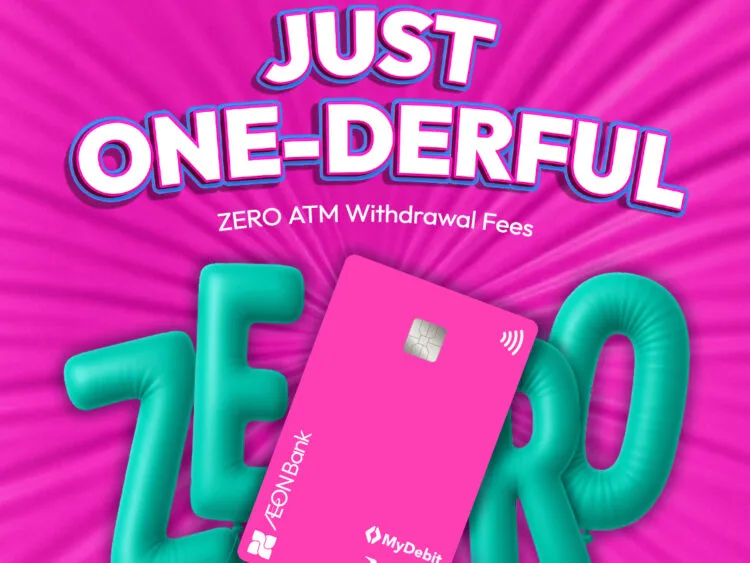 AEON Bank debit card ATM withdrawal fee waiver