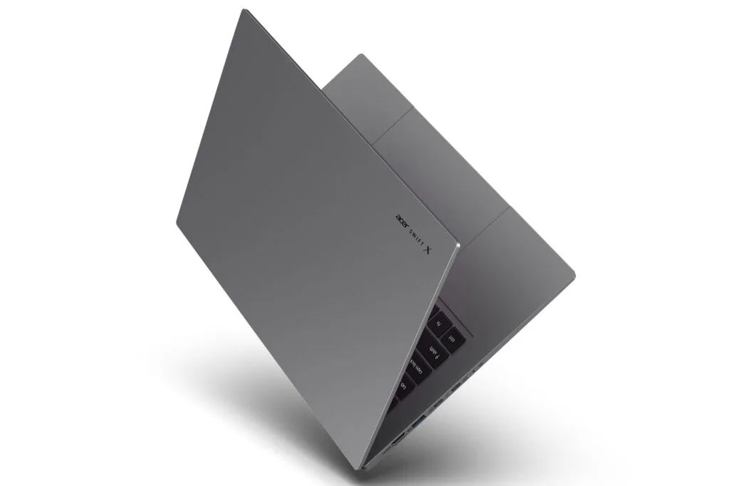 Acer Swift X 14 AI lid