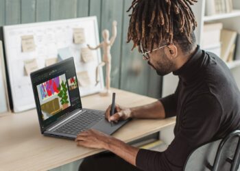 Acer Swift X 14 AI lifestyle