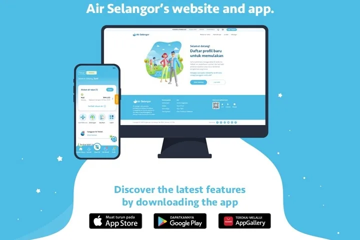 Air Selangor app web