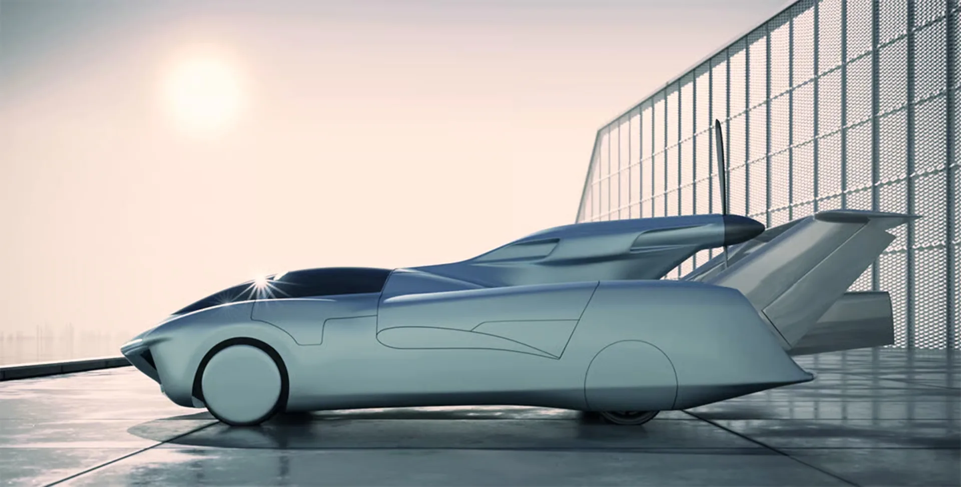 The Air Car side view 