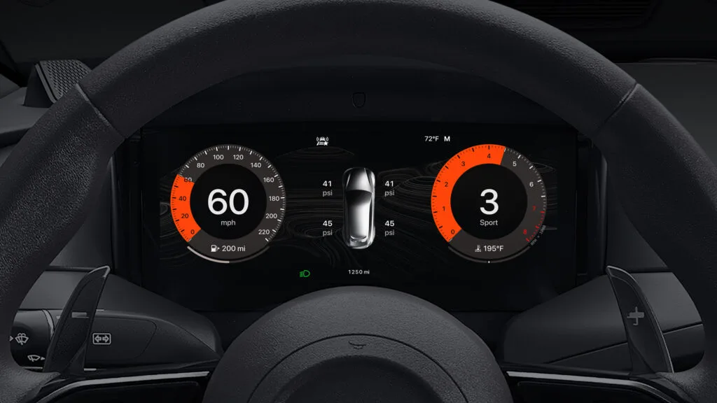 Aston Martin Apple CarPlay Ultra instrument cluster themes