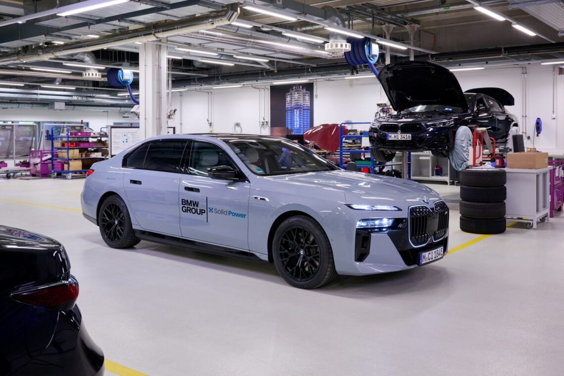 BMW Solid state battery equipped i7 prototype.