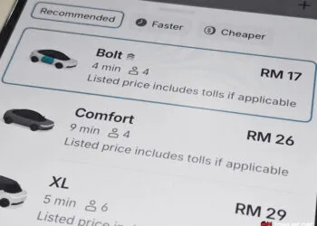 Bolt Toll e-hailing