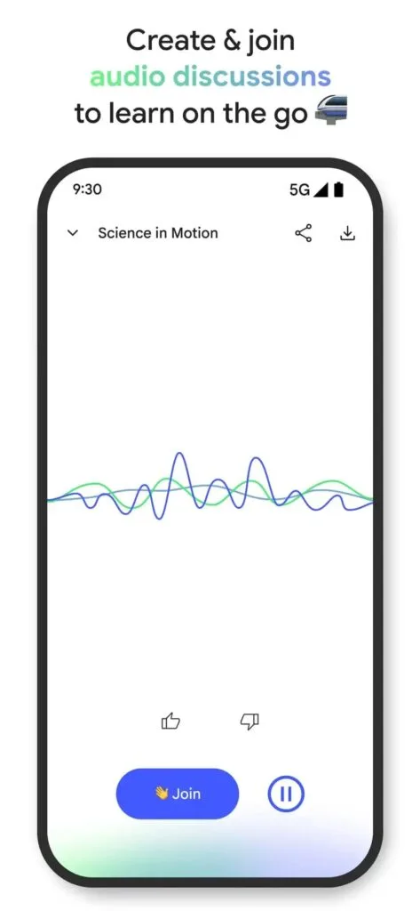 Google NotebookLM mobile app