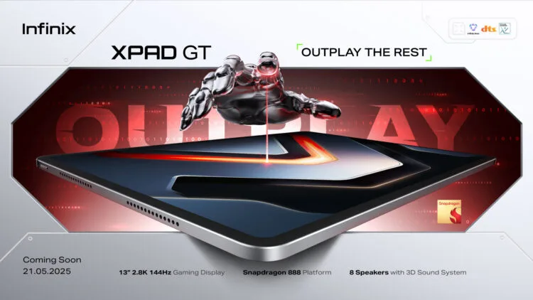 Infinix XPAD GT 21 may