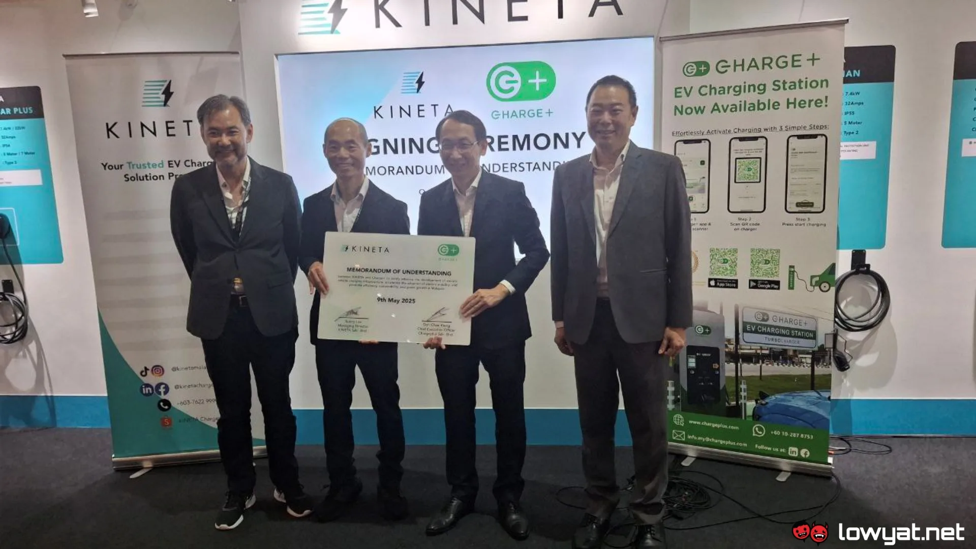The partnership of KINETA and Charge+