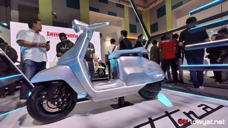 Lambretta Elettra teased at the MAS 2025