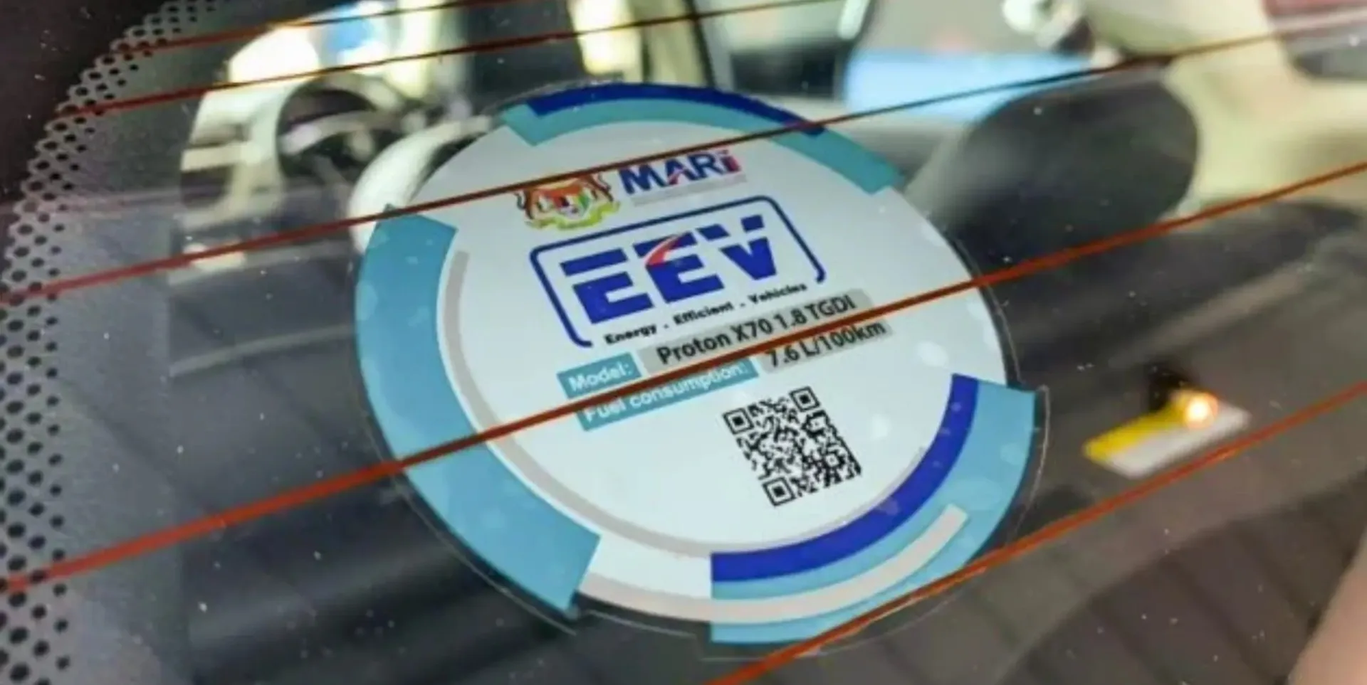 The label sticker 