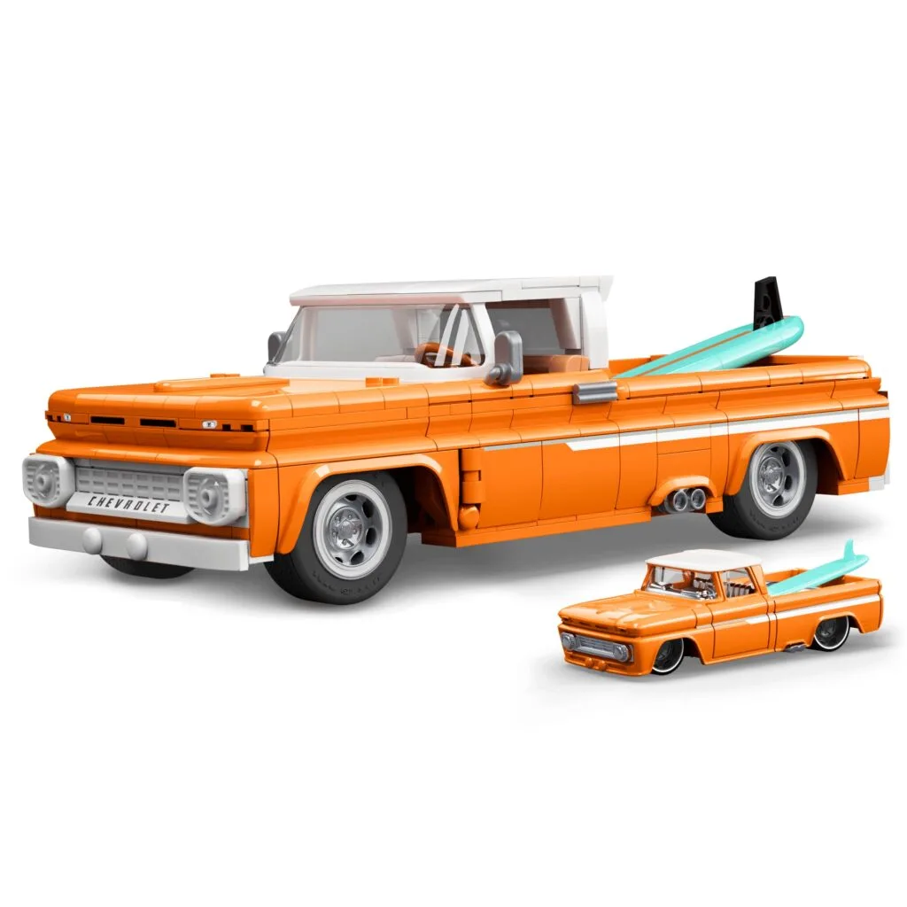 Mattel brick model Chevy pickup truck