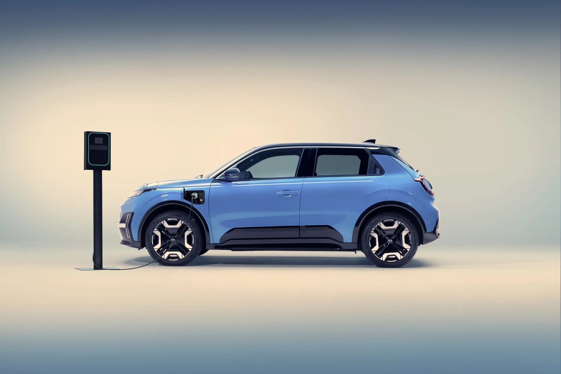 Nissan Micra EV side view
