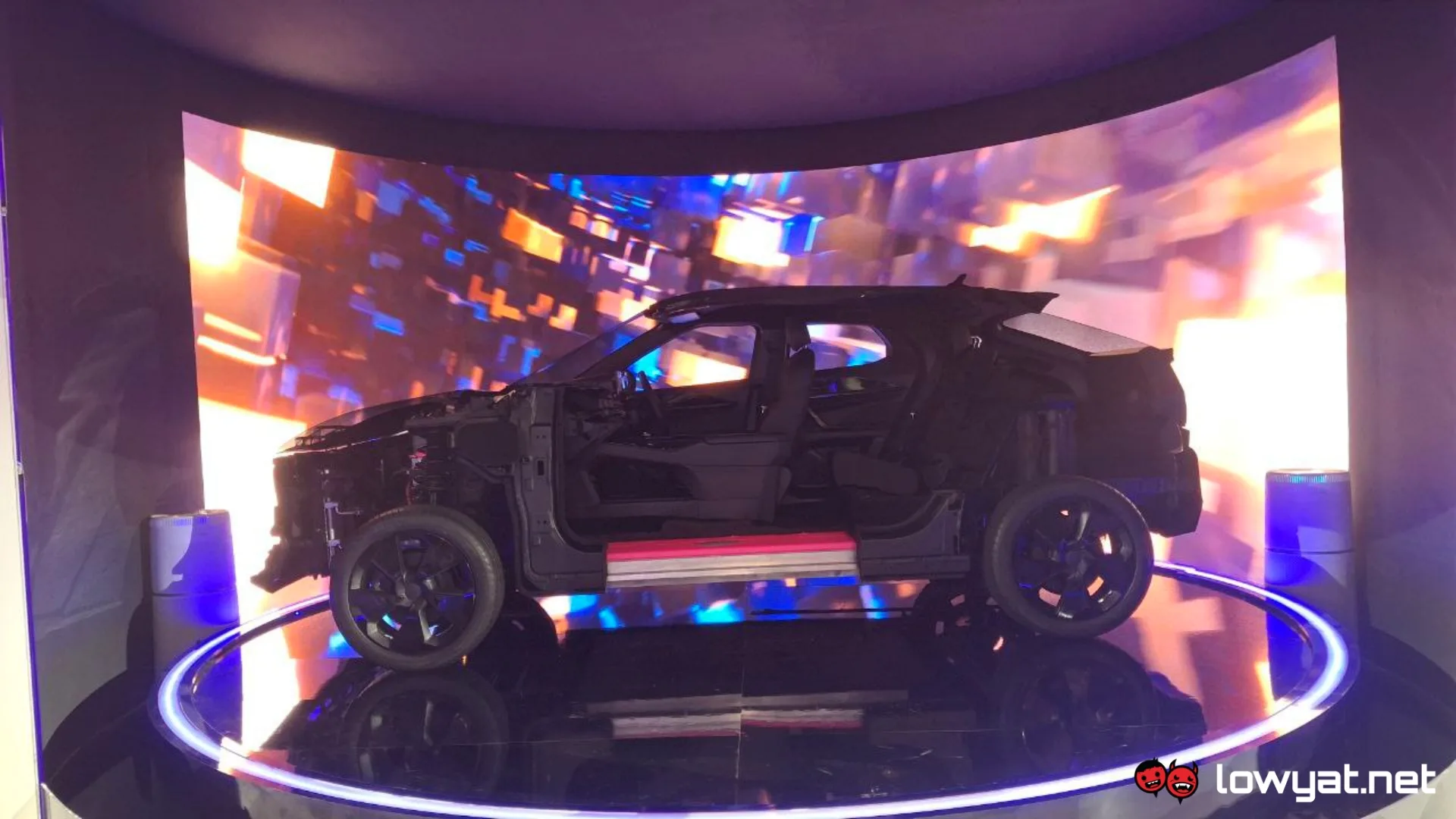 Interior of the car 
