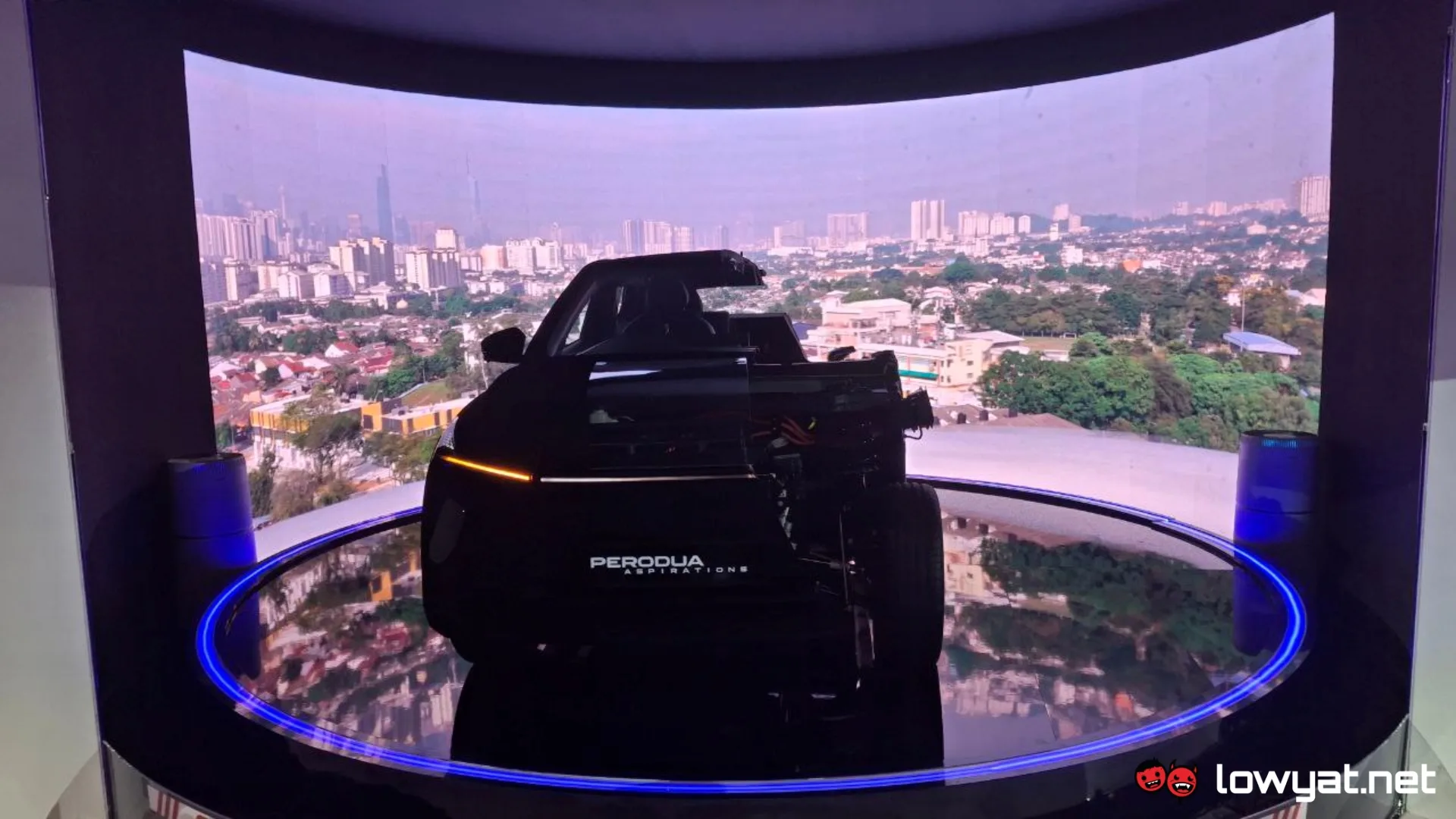 The front of the Perodua EV