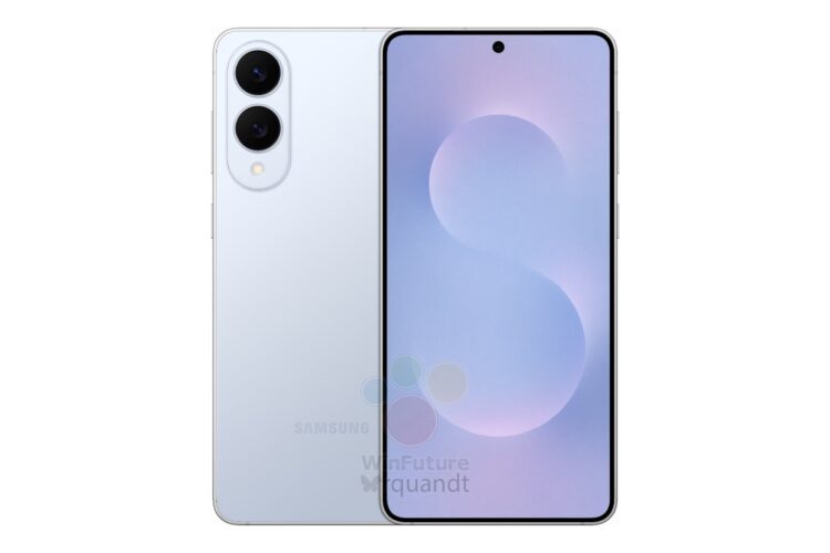 Samsung Galaxy S25 Edge Titanium Icy Blue leak