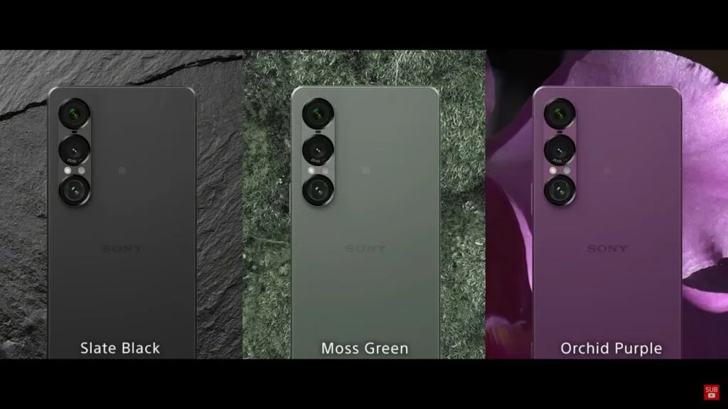 Sony Xperia 1 VII colours